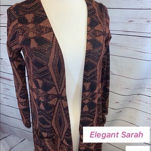 Lularoe Elegant Sarah cardigan size xs bnwt